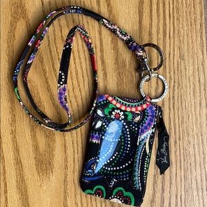 Vera Bradley Lanyard & ID wallet